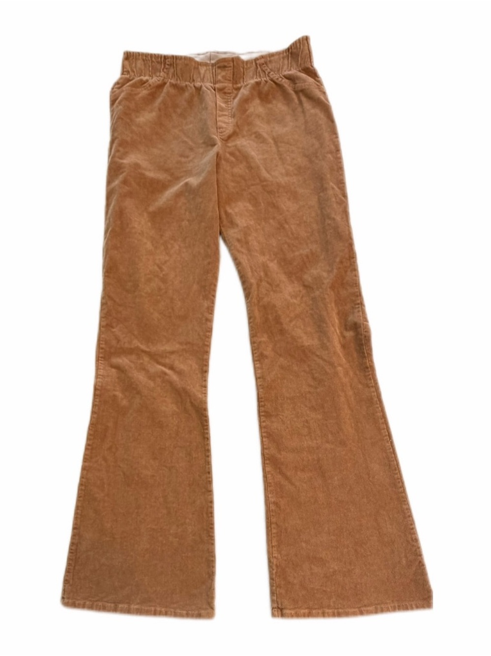 Free People NWOT Movement Corduroy Flare Pant Womens Medium Brown Stretch Retro